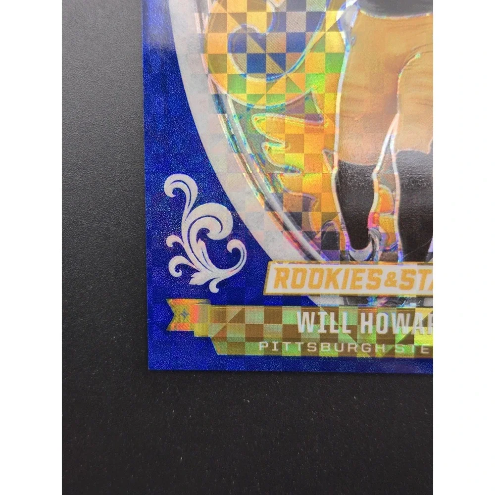 2025 Rookies & Stars‎ Will Howard #12 Crusade Blue Plaid Prizm SP (RC) Steelers